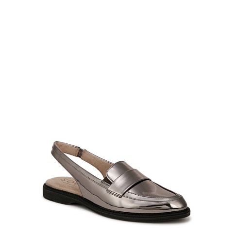 Naturalizer silver loafers shop