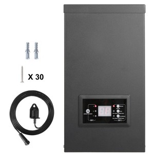 VEVOR 600W Landscape Transformer, Timer & Photocell Sensor Equipped, Weatherproof Outdoor Lighting Converter, 120V AC to 12V/14V AC, Black - 1 of 4
