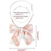 Elerevyo Women's Colorful Plaid Pretied Bow Ties with Elastic Band - 2 of 4
