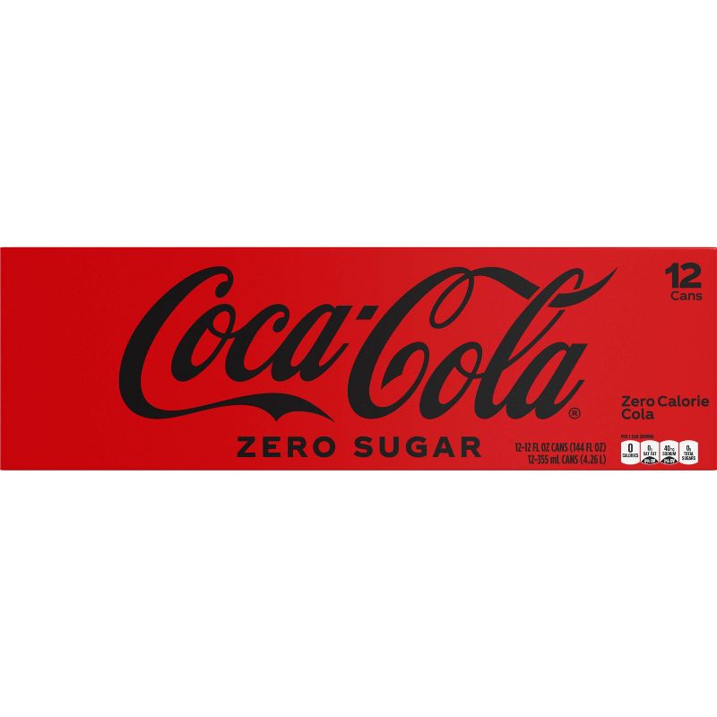 Coca-Cola Zero Sugar - 12pk/12 fl oz Cans, 3 of 8