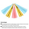 Unique Bargains Garland DIY Decoration Tassel Garland Banner 30 Pcs - 4 of 4