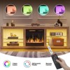 Bestier 63” Fireplace TV Stand for TVs up to 70", LED Gaming Entertainment Center TV Console with 18" Fireplace & Storage Shelves for Living Room - 4 of 4
