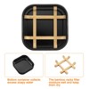 Unique Bargains Bamboo Fiber Wooden Square Detachable Self Draining Soap Dishes - 3 of 4