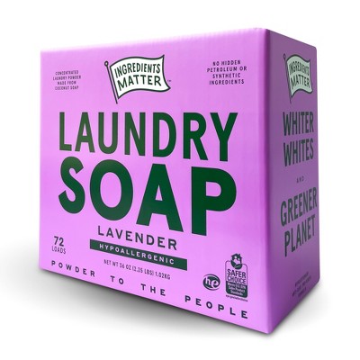 Ingredients Matter Lavender Laundry Soap Powder - 36oz