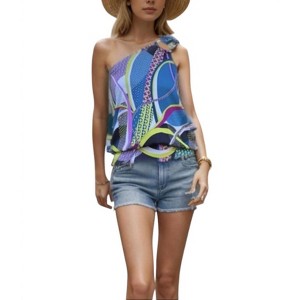 Women's VIVIAN ONE SHOULDER RING TOP - VaVa - 1 of 1
