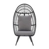 Sunsitt Steel Wicker Outdoor/Indoor Egg Chair - 4 of 4
