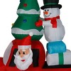 Holiday Time 8 Foot Wide Santa in Red Vintage Truck Holiday Inflatable - 3 of 4
