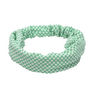 Unique Bargains Women's Argyle Wide Fabric Headband 1 Pc - 1 of 4