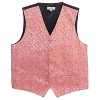 Gioberti Men's Formal 4pc Metallic Paisley Vest Necktie Bowtie and Pocket Square - 2 of 4