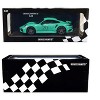 2021 Porsche 911 Turbo S w/SportDesign Package #20 Green w/Silver Stripes Ltd Ed to 504 pcs 1/18 Diecast Model Car by Minichamps - 3 of 3