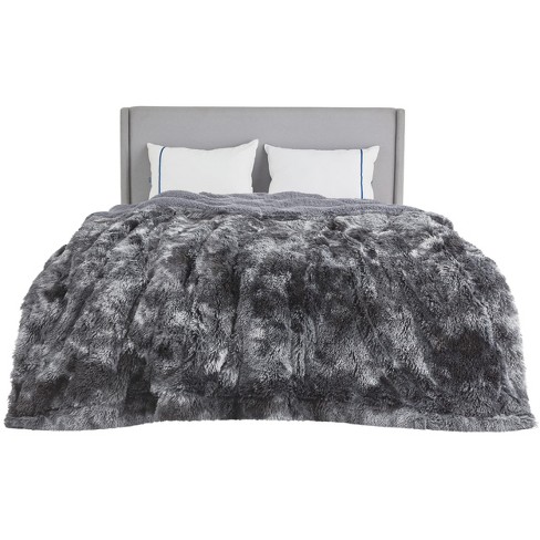 PV Fleece Blanket With Brushed Longfur - Bedsure - image 1 of 4