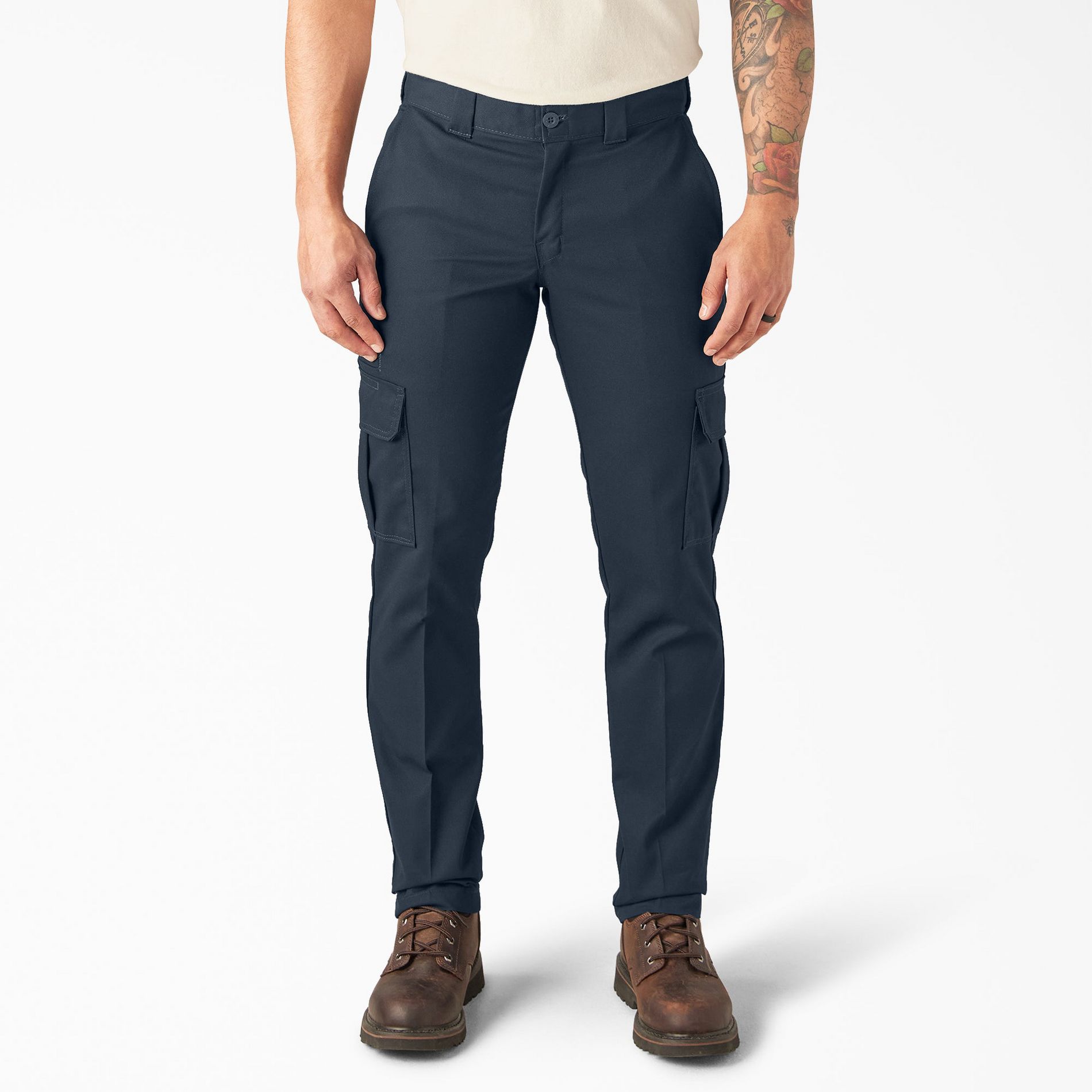 Dickies FLEX Slim Fit Cargo Pants, Dark Navy (DN), ,36 30