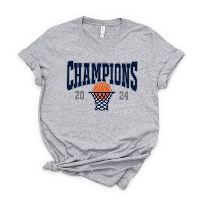 Simply Sage Market Women's College Basketball 2024 Champions CT Short Sleeve Graphic Tee