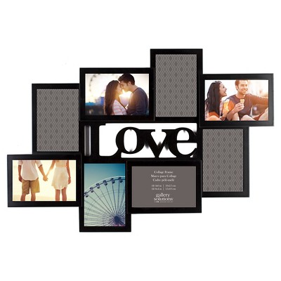 4"x 6" Collage Frame Black - Gallery Solutions