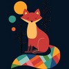 Men's Design By Humans Rainbow Fox By AndyWestface T-Shirt - 2 of 4