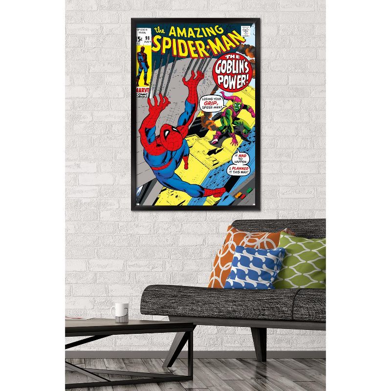 Trends International Marvel Comics - Green Goblin - The Amazing Spider-Man #98 Framed Wall Poster Prints, 2 of 7