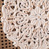 Heraldi Wood/Rattan Distressed Wall Decor Panel - Natural - SEI - 4 of 4