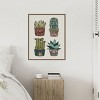Amanti Art Boho Little Succulents by Valentina Harper Canvas Wall Art Print Framed - 4 of 4