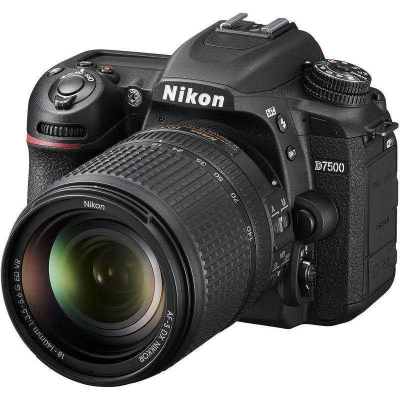 Nikon D7500 DSLR Camera W/ 18-140mm Lens 1582  - Basic Bundle, 2 of 5