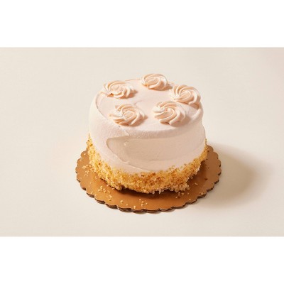 Zaro's Family Bakery 4" Peach Champagne Cake - 14oz