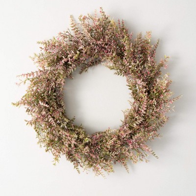 Sullivans 21.5" Artificial Fern & Fumaria Wreath
