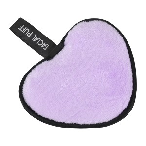 Unique Bargains Heart-shaped Facial Sponges 3.94"x3.15" 1 Pc - 1 of 4