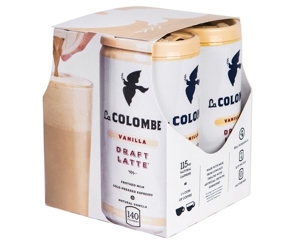 La Colombe Draft Latte Vanilla - 4pk/9 fl oz Cans
