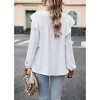 Womens Casual Long Sleeve Top Swiss Dot Autumn Winter Fashion Casual Tops Blouse - 2 of 4