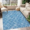 Large Living Room Rug 9x12 Area Rugs for Bedroom Washable Rug Non Slip Low Pile Floor - 2 of 4