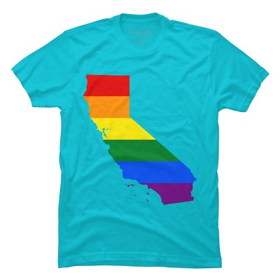 Adult Design By Humans California State Pride Flag By Galvanized T-Shirt