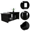 Depot E-Shop Leanna 3 Coffee Table, Lower Open Shelf - 4 of 4