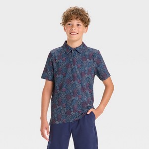 Boys' 4th of July Golf Polo Shirt - All In Motion™ - 1 of 3