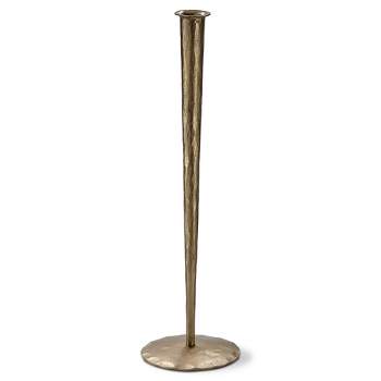 TAG Ibiza Antique Gold Forged Taper Holder Tall, 5.0L x 5.0W x 16.0H inches.