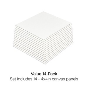 KINGART Canvas Panels 4x4 14 pc - 1 of 4