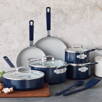 Bobby Flay 12pc Stainless Steel Cookware Set : Target