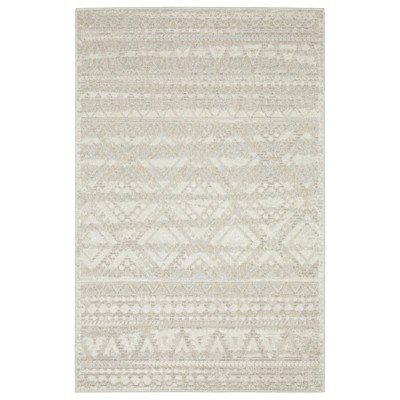 Oriental Weavers Tangier TAN01 Beige/ Ivory Indoor Area Rug - 6'7" x 9'6"