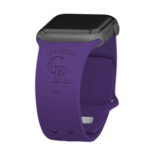 MLB Colorado Rockies Wordmark Engraved Apple Watch Band - 1 of 4