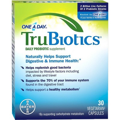 TruBiotics Daily Probiotic Digestive Capsules - 30ct