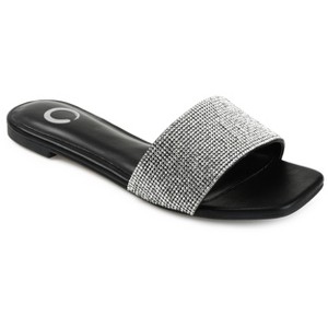 Journee Women's Grayce Flat Evening Dress Sandals - 1 of 4