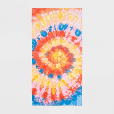 Tie Dye Printed Beach Towel - Sun Squad™