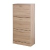 TIRAMISUBEST 3-Drawer Shoe Cabinet - Wooden Storage Organizer for Entryway, Hallway or Closet, Farmhouse Style - 4 of 4