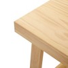 Plank+Beam Side Table for Living Room, Farmhouse Style Solid Wood Rectangular End Table, Corner Table for Small Spaces, 25" - 2 of 4