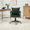 Computer Chair Office Chair Adjustable Swivel Chair Fabric Seat Home Study Chair - 4 of 4