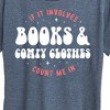 Women's - Instant Message - Books Comfy Clothes Short Sleeve Graphic T-Shirt - 2 of 4