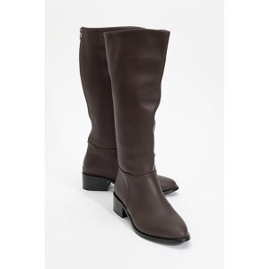 Svetlo - Brown Back-Zip Knee-High Boot (Women) | Prologue Shoes - 1 of 4