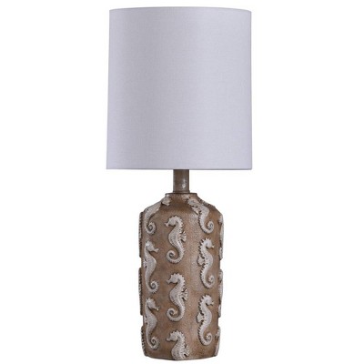 Seahorse Mini Table Lamp Brown - StyleCraft