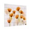 Trademark Fine Art Brigitte Van Krimpen Poppy Art Wood Slat Art - 2 of 4