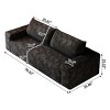 71" Modern Upholstered Corduroy Sofa with Deep Seat, Comfortable Lounge Couch for Living Room, Bedroom, or Small Apartments-The Pop Home - 4 of 4