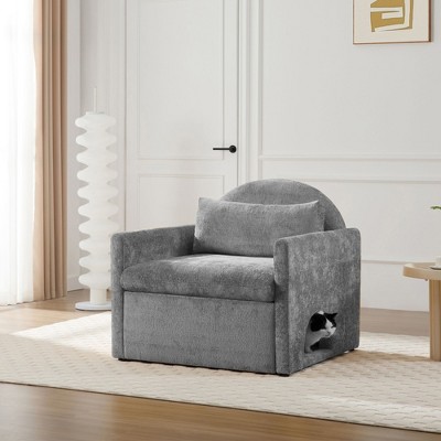 NicBex Modern Accent Chair Oversized Armchair Single Sofa Chenille Lounge Chair for Living Room, Bedroom