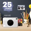 KODAK Printomatic Digital Instant Print Camera - Full Color Prints On ZINK  2x3 Sticky-Backed Photo Paper (Grey) Print Memories Instantly 